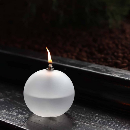 Lampes à l'huile Givré