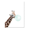 Affiches animaux Giraf bulle mint enfant TendanceFactory