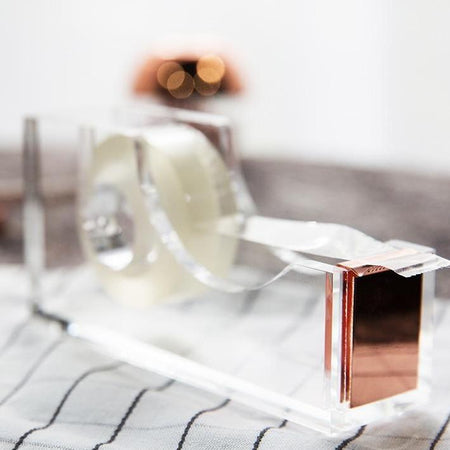 Dérouleur ruban adhésif rose gold