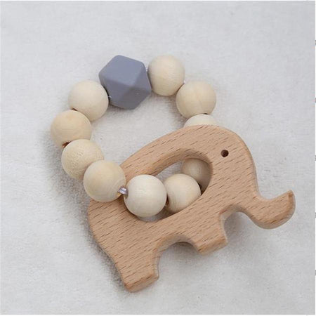 1 INS Cartoon Animals Shape Wooden Beads Ornaments INS Nordic Style Nursery Tent Garland Wall Hanging Pendant Kids Room Decor Prop tendancefactory