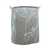 Nordic Foldable Foldable Laundry Basket Cartoon Marble Printed Folding Dirty Clothes Storage Bag Barrel tendancefactory